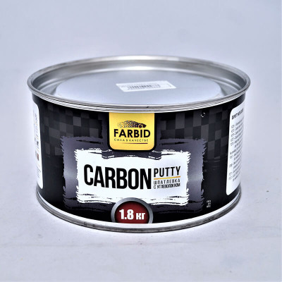 Шпатлевка с добавлением углеволокна Farbid Carbon 1.8 кг