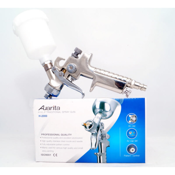 Краскопульт пневматический AUARITA HVLP мини 1.2 мм (копия Sata) H-2000
