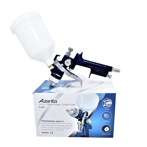 Краскопульт Auarita пневматический HVLP дюза 1.4 мм H-827B