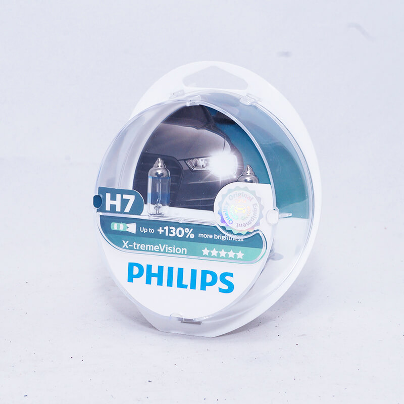 Лампа галогеновая H7 55W XtrVision+130% PHILIPS Лампа галогеновая H7 55W XtrVision+130% PHILIPS