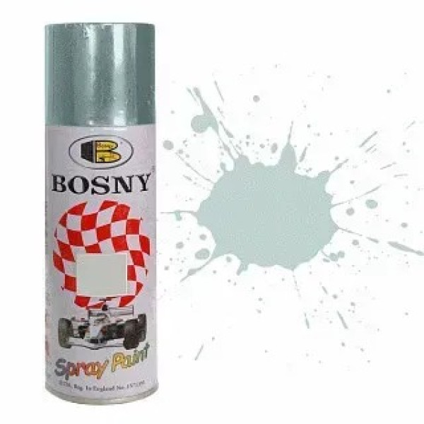 Краска акриловая в аэрозоле серебро для дисков BOSNY 400мл
