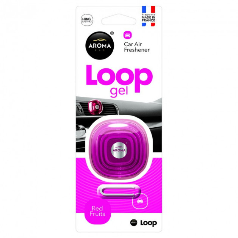 Ароматизатор Aroma Car Loop Gel Red Fruits Красные фрукты 63115 Ароматизатор Aroma Car Loop Gel Red Fruits Красные фрукты 63115