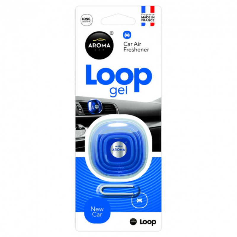 Ароматизатор Aroma Car Loop Gel New Car Нова машина 92898