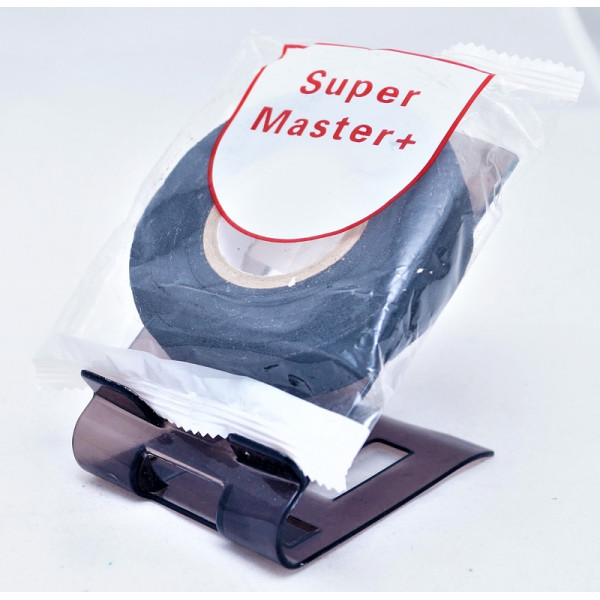 Лента изоляционная Х/Б 20 Super Master Clear, 15 м, черная 