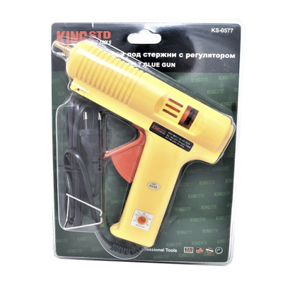 Пистолет клеевой KING STD KS-0577, с регулятором