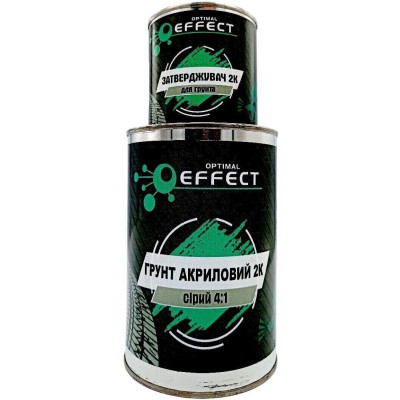 Грунт 2К акриловый светло-серый 4:1 (0,8л. + отв. 0,16л.) EFFECT 370110