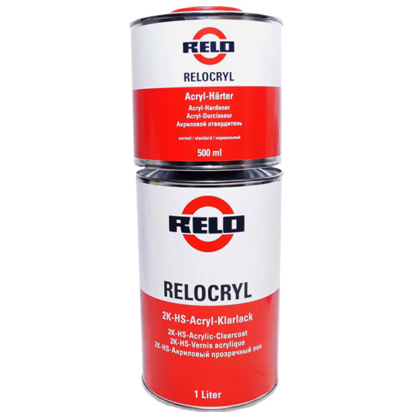 Лак Clear HS Relocryl Mipa 1 л + отв. в комплекте