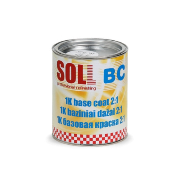 Базовая краска металлик SOLL 1 л