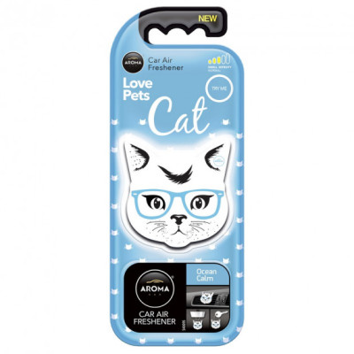 Ароматизатор Aroma Car Cat Ocean Calm Океанский бриз 92569