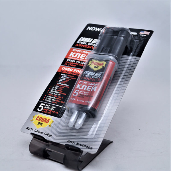 Эпоксидный клей стальной NOWAX SUPER EPOXY ADHESIVE (NX49409)