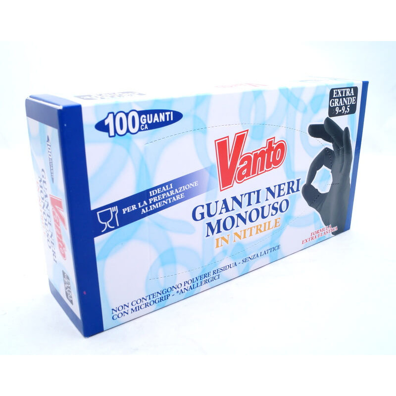Перчатки NITRYLEX Vanto black XL (цена за 1 пару)