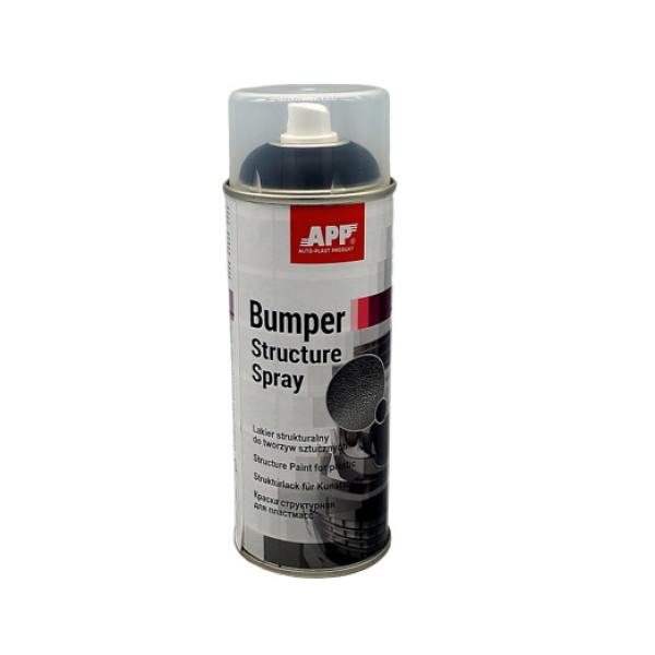 Структурная краска для бамперов черная Structure Paint spray New Line APP 210411, 400мл