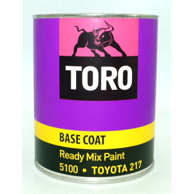Краска базовая металлик TORO 1K Toyota 217, 0.8 л