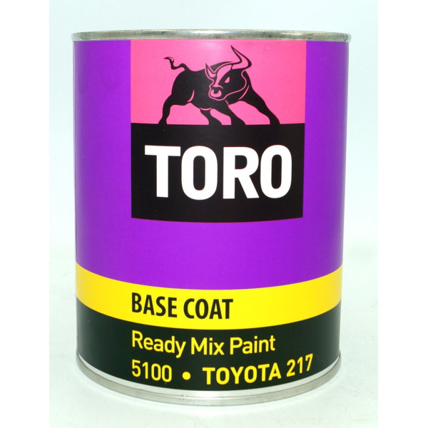 Краска базовая металлик TORO 1K Toyota 217, 0.8 л