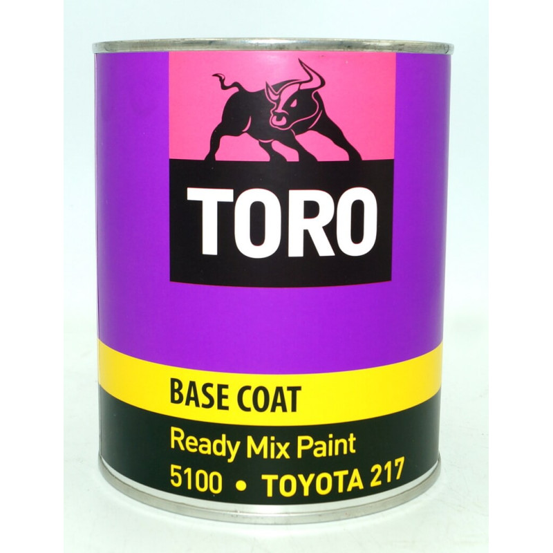 Краска базовая металлик TORO 1K Toyota 217, 0.8 л Краска базовая металлик TORO 1K Toyota 217, 0.8 л
