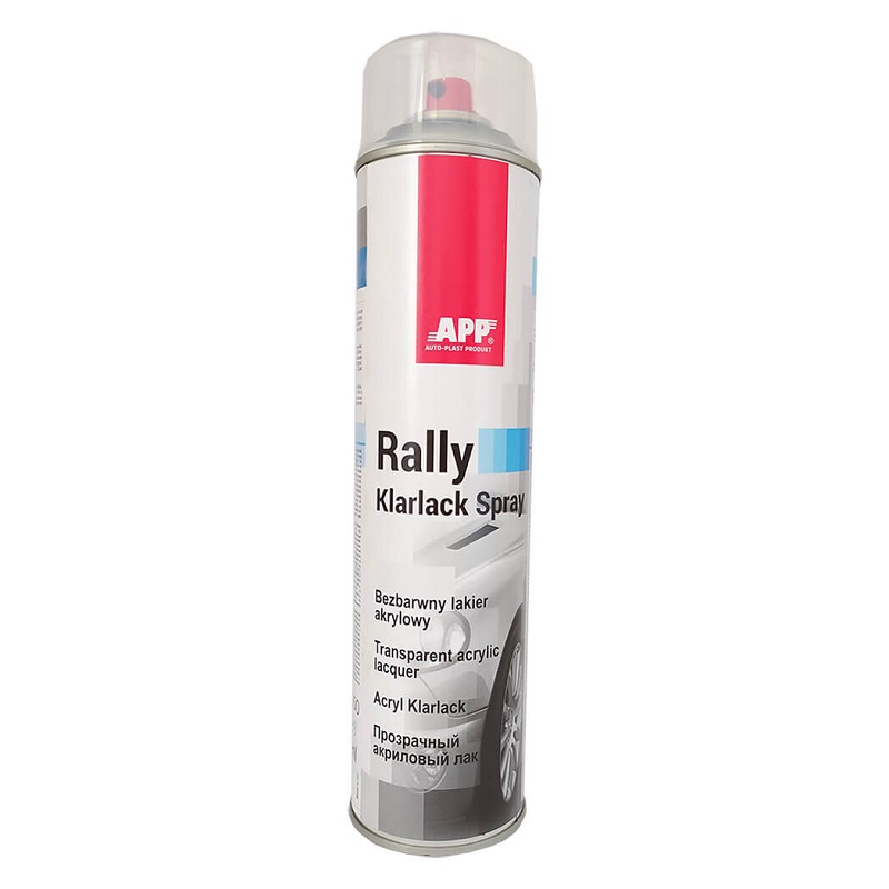 Лак акриловый бесцветный в аэрозоле APP 210115 Rally Color 600мл