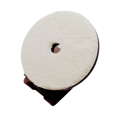 Круг полировальный короткошерстный бежево-черный 135мм / 5.5 - Flexipads PRO-Wool