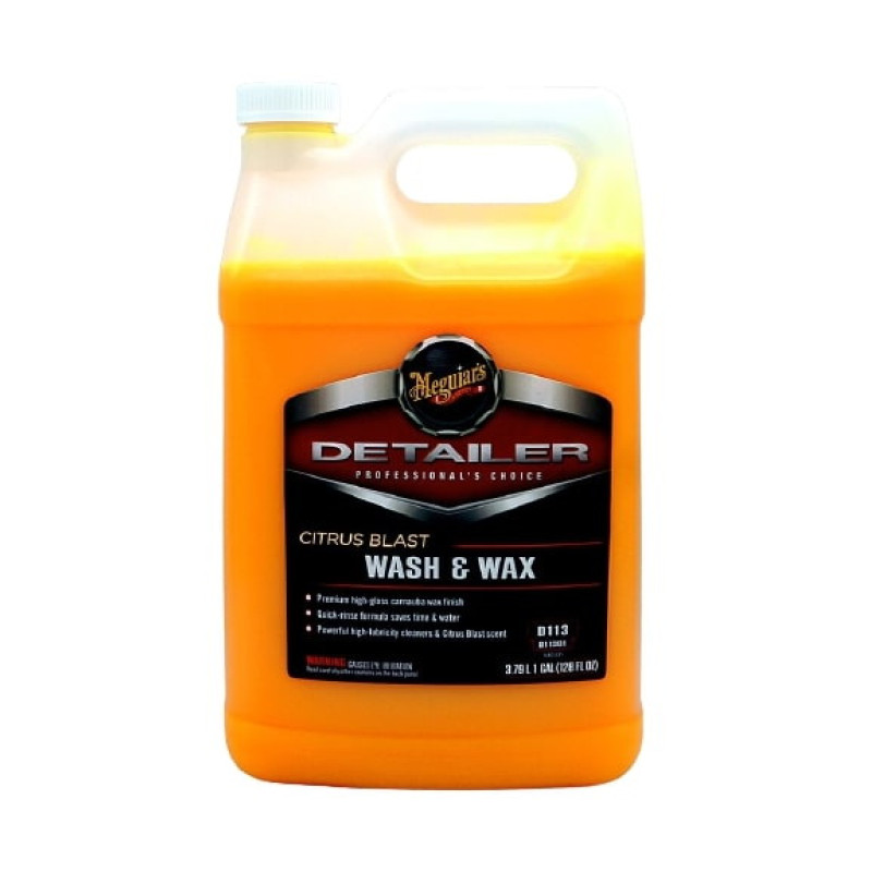 Концентрат шампунь с воском карнауба Meguiar's Detailer Citrus Blast Wash & Wax 3.79л (арт. D11301)