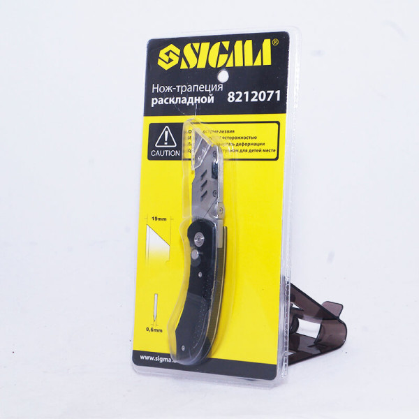 Нож трапеция раскладной SIGMA 8212071