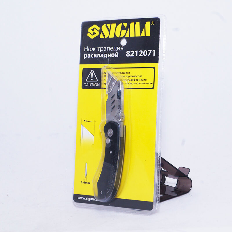 Ніж трапеція розкладний SIGMA 8212071