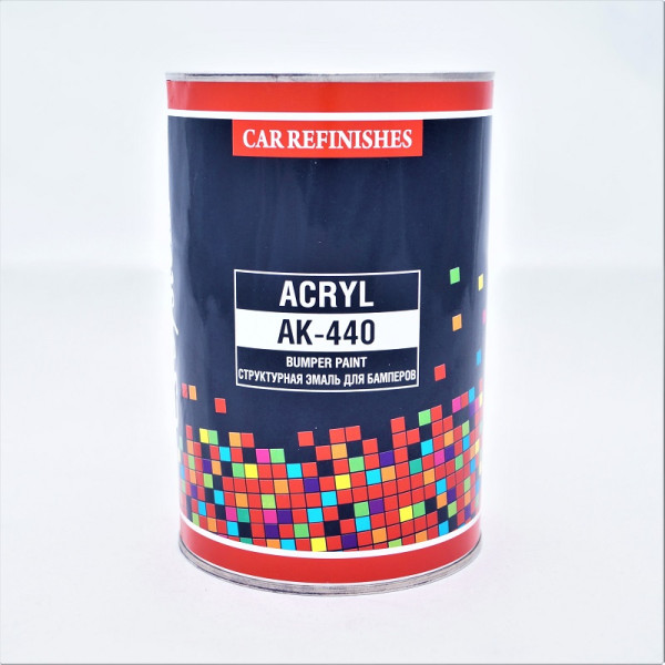 Краска структурная для бампера CS System АК-440, антрацит, 1л