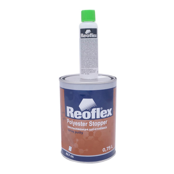 Распыляемая шпатлевка (0,8 л) Reoflex (RX F-05)