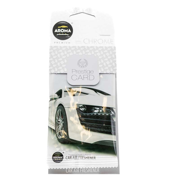 Ароматизатор в машину Aroma Car Prestige Card - CHROME