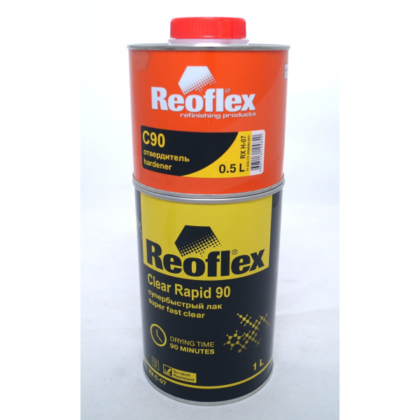 Супербыстрый акриловый лак Reoflex UHS Clear Rapid C90 1л + отв. 0,5 л (RX C-07)