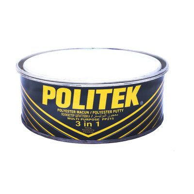 Шпаклівка комбінована (фінішна + мікроволокно) POLITEK 3 in 1 (MINT-GREEN) 900 г