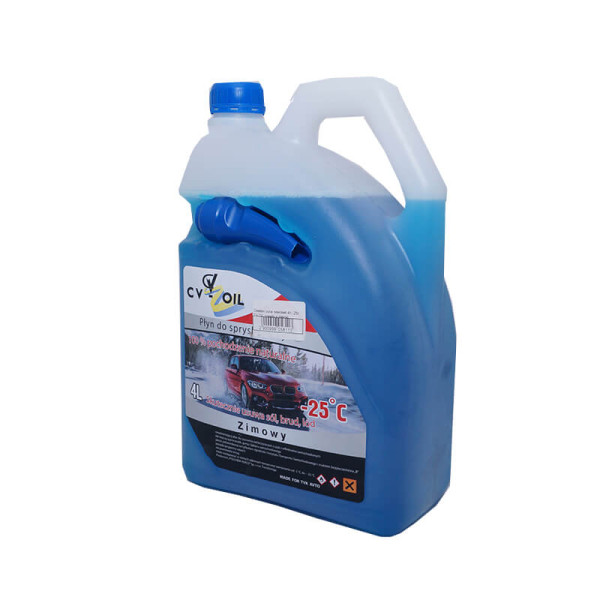 Омыватель стекла зимний -25°С, CV OIL (синий) 4л