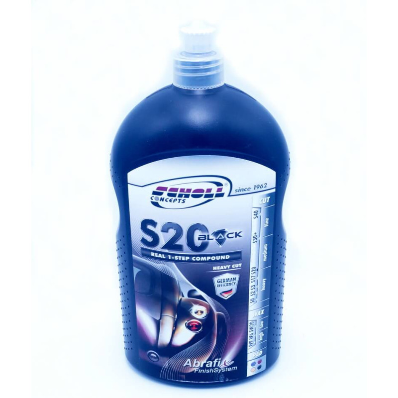 Полировальная паста одношаговая Scholl Concepts S20 Black Real (SHL103191) 1л Полировальная паста одношаговая Scholl Concepts S20 Black Real (SHL103191) 1л