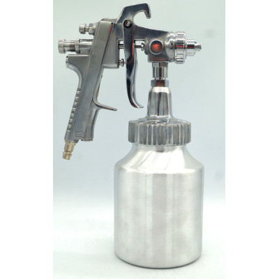 Краскопульт пневматический Auarita W-871-2.5мм нижний металлический бачок