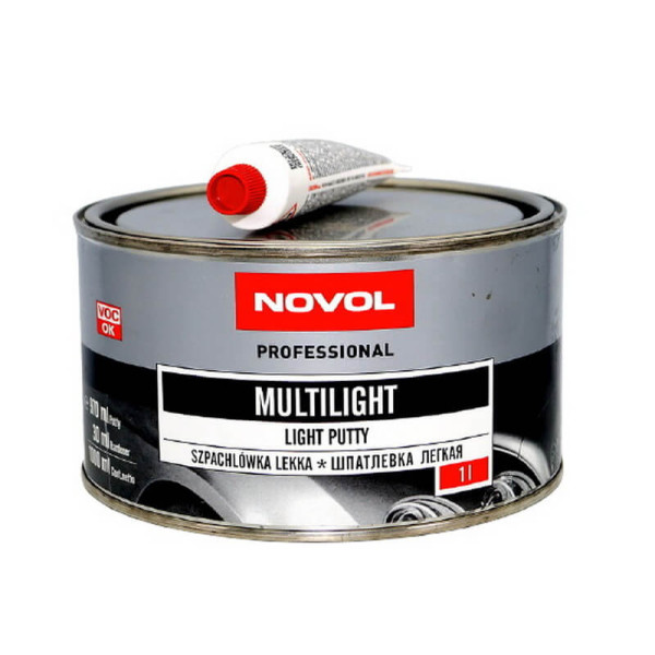 Шпатлевка легкая Novol 90038 Multilight 1л