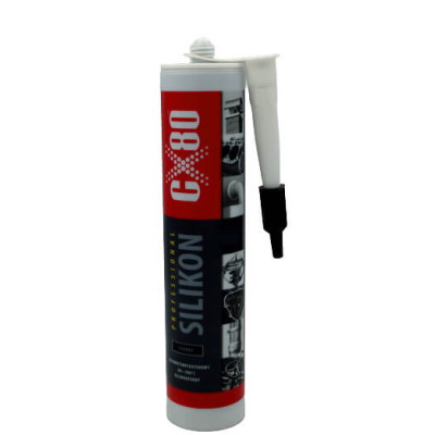 Герметик прокладки CX-80 SILICONE PROFESSIONAL 310 мл (black)-Premium / черный (310 BK)