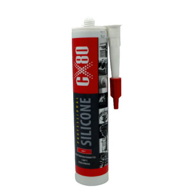 Герметик прокладки CX-80 SILICONE PROFESIONAL 310 мл (red)-Premium / красный (310 RD)