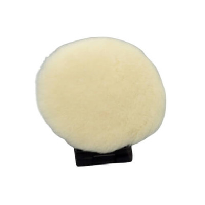 Полировальный круг лама антиголограмный - Prewashed Lambswool White Knitted Polishing 150 мм (77-216)