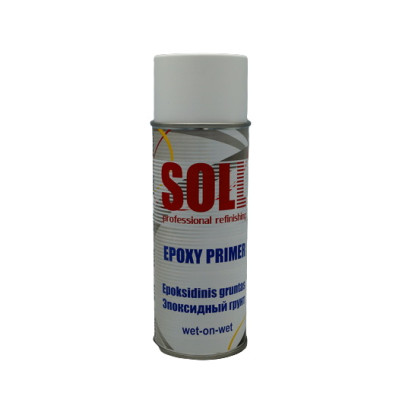 Грунт-спрей эпоксидный wet-on-wet (SOLL) Epoxy Primer 1K белый 400мл S700029w