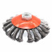 Щетка конусная с пучками крученой проволоки MASTERTOOL 115 мм М14 (арт. 19-8011) Щетка конусная с пучками крученой проволоки MASTERTOOL 115 мм М14 (арт. 19-8011)