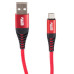 Кабель PULSO USB - Micro USB 3А, 2м, red (швидка зарядка/передача даних) (CC-4202M RD)