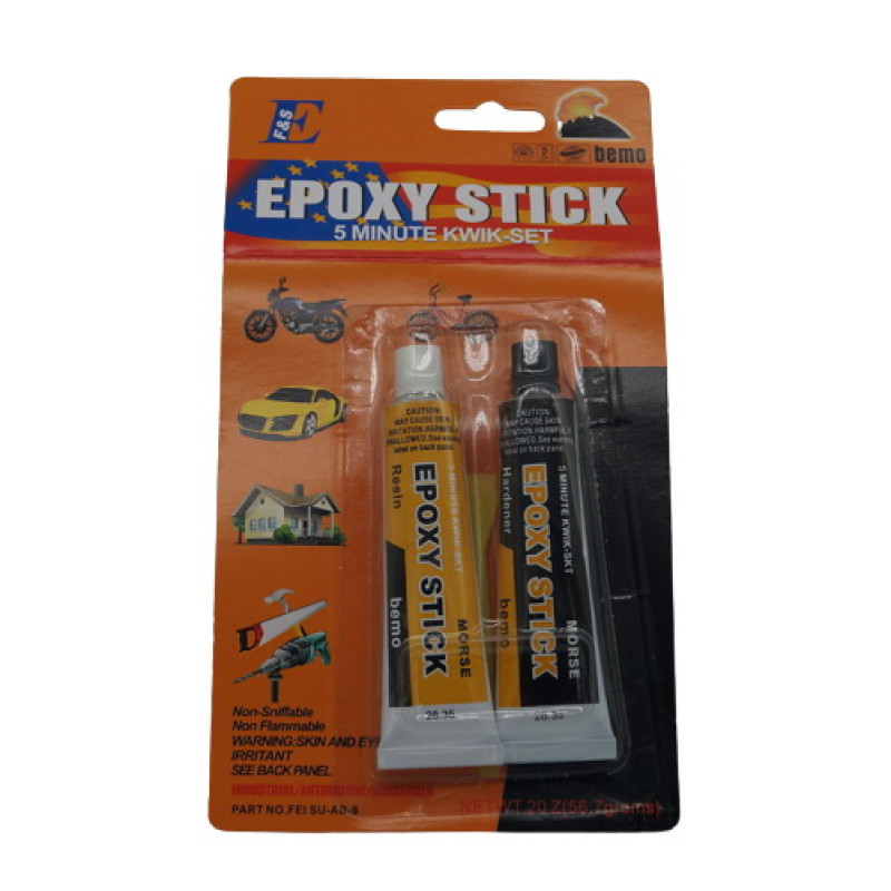 Эпоксидный двухкомпонентный клей 5 минут, Epoxy Stick F&S SU-AB-9, 57гр Эпоксидный двухкомпонентный клей 5 минут, Epoxy Stick F&S SU-AB-9, 57гр