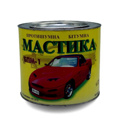 Мастика антикоррозионная противошумная Autoprotect БПМ-1, 2кг