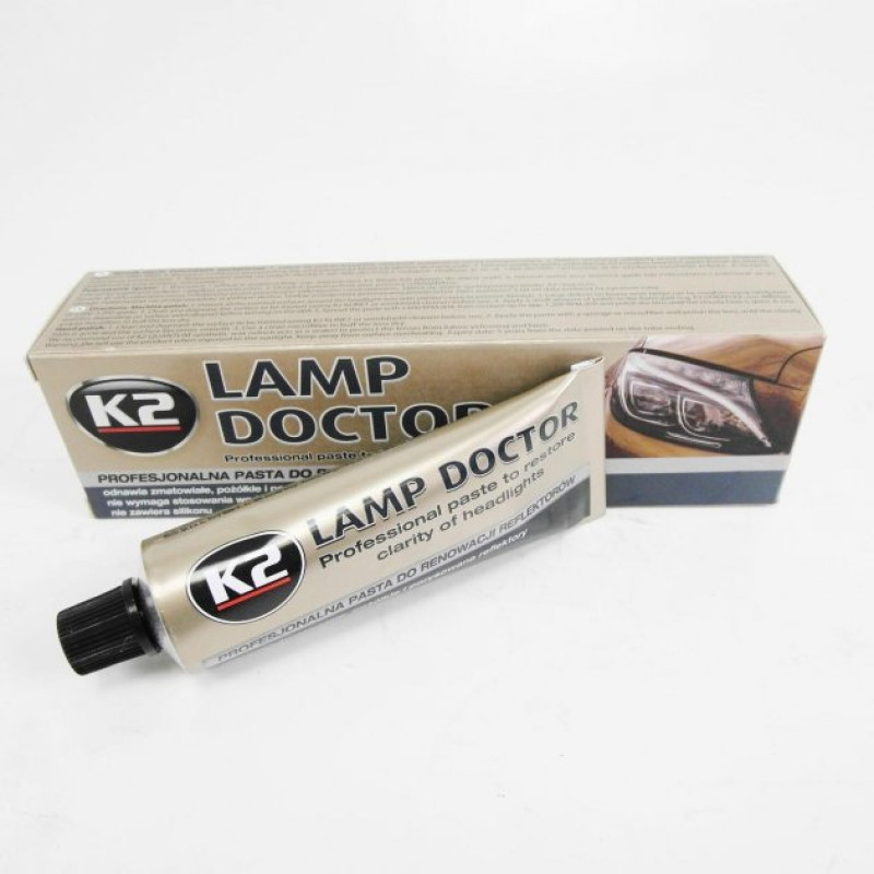 Паста для полировки фар K2 LAMP DOCTOR 60 мл (L3050) Паста для полировки фар K2 LAMP DOCTOR 60 мл (L3050)