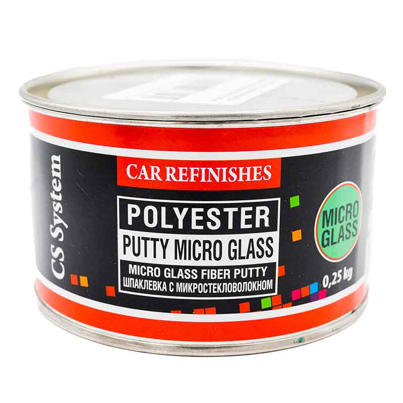 Шпатлевка со стекловолокном 0,25кг CS System Micro Glass мягкая (3мм)