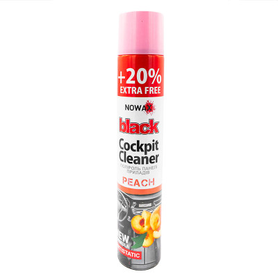 Полироль для торпеды панели приборов Nowax Spray 750 мл - Peach (арт. NX00706)