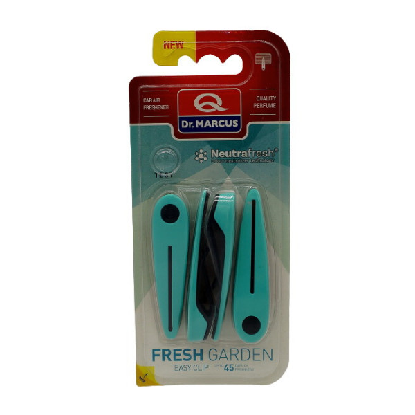 Ароматизатор Dr. Marcus Easy Clip Fresh Garden (Свежий Сад) клипсы на дефлектор (в упак. 4 шт.)