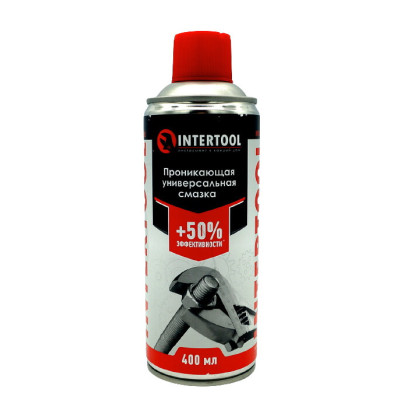 Смазка проникающая универсальная, аэрозоль 400 мл INTERTOOL FS-4040