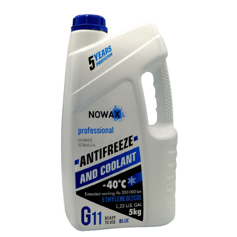 Антифриз Nowax G11 -40 ° С (NX05002) 5 кг Антифриз Nowax G11 -40 ° С (NX05002) 5 кг