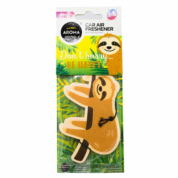 Ароматизатор воздуха Aroma Car Gar Cellulose Animals Sloth Daisy