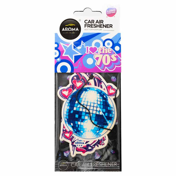 Ароматизатор воздуха Aroma Car Cellulose BACK TO 90' & 70' - Disco Ball