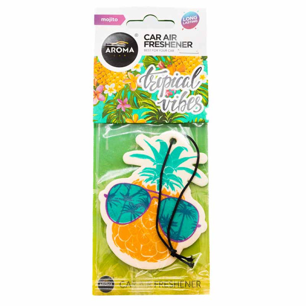 Ароматизатор Aroma Car Cellulose FRUITS - Pineapple Mojito